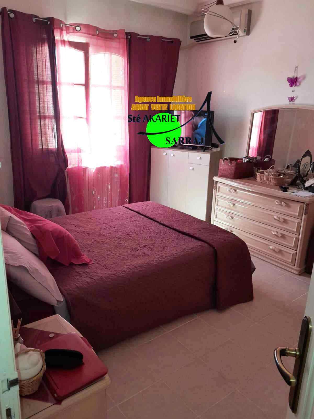 Sousse Jaouhara Sahloul Vente Appart. 4 pices Appartement s3 au 4me tage  sahloul 3