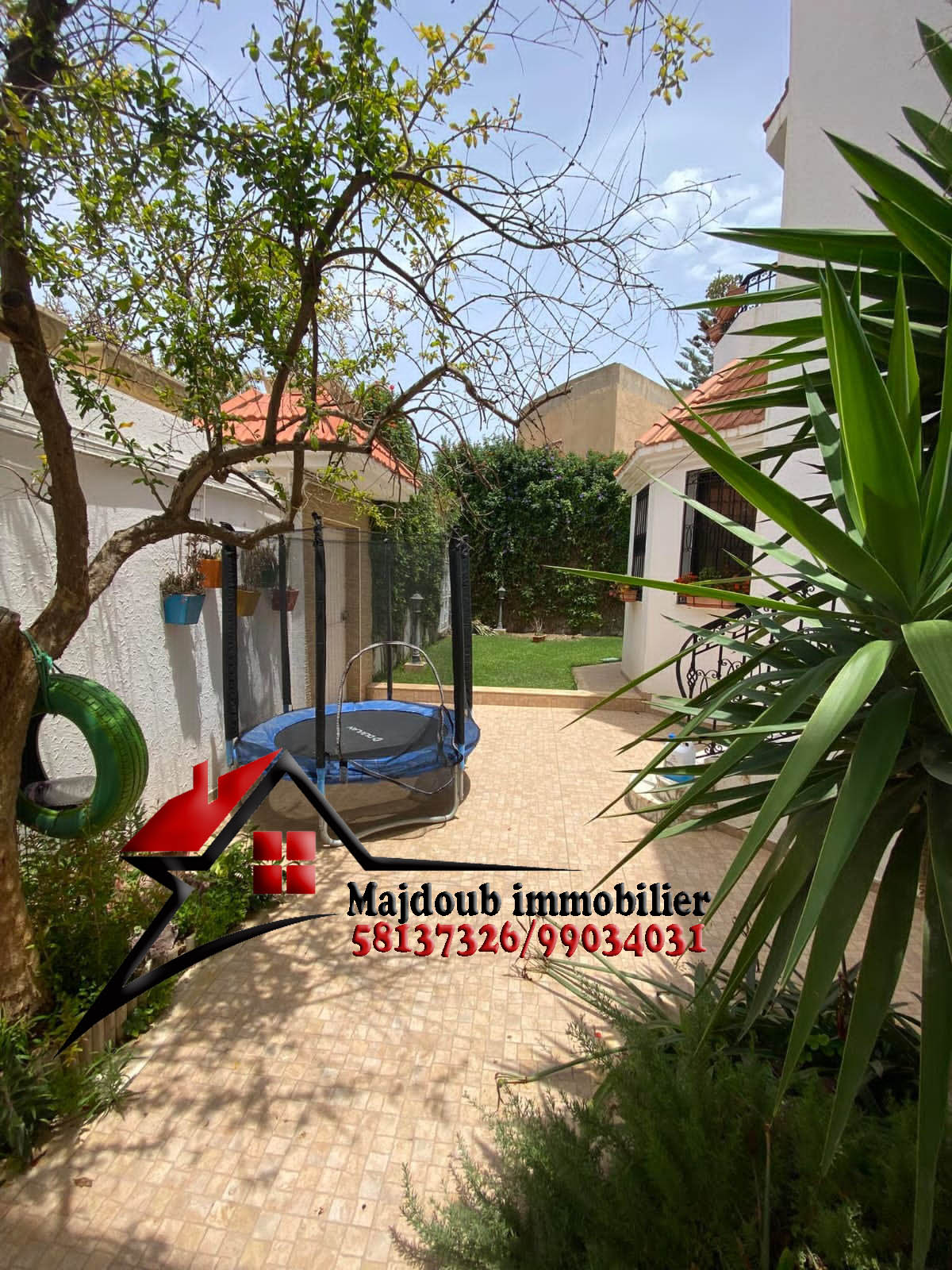 Sousse Jaouhara Khezama Ouest Vente Duplex Villa triplex style amricain