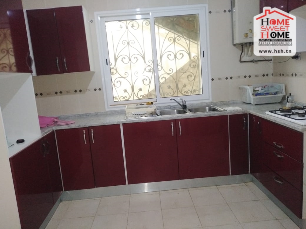 Hammam Chatt Borj Cedria Vente Appart. 3 pices Rdc de villa s3 vidane  borj cedria