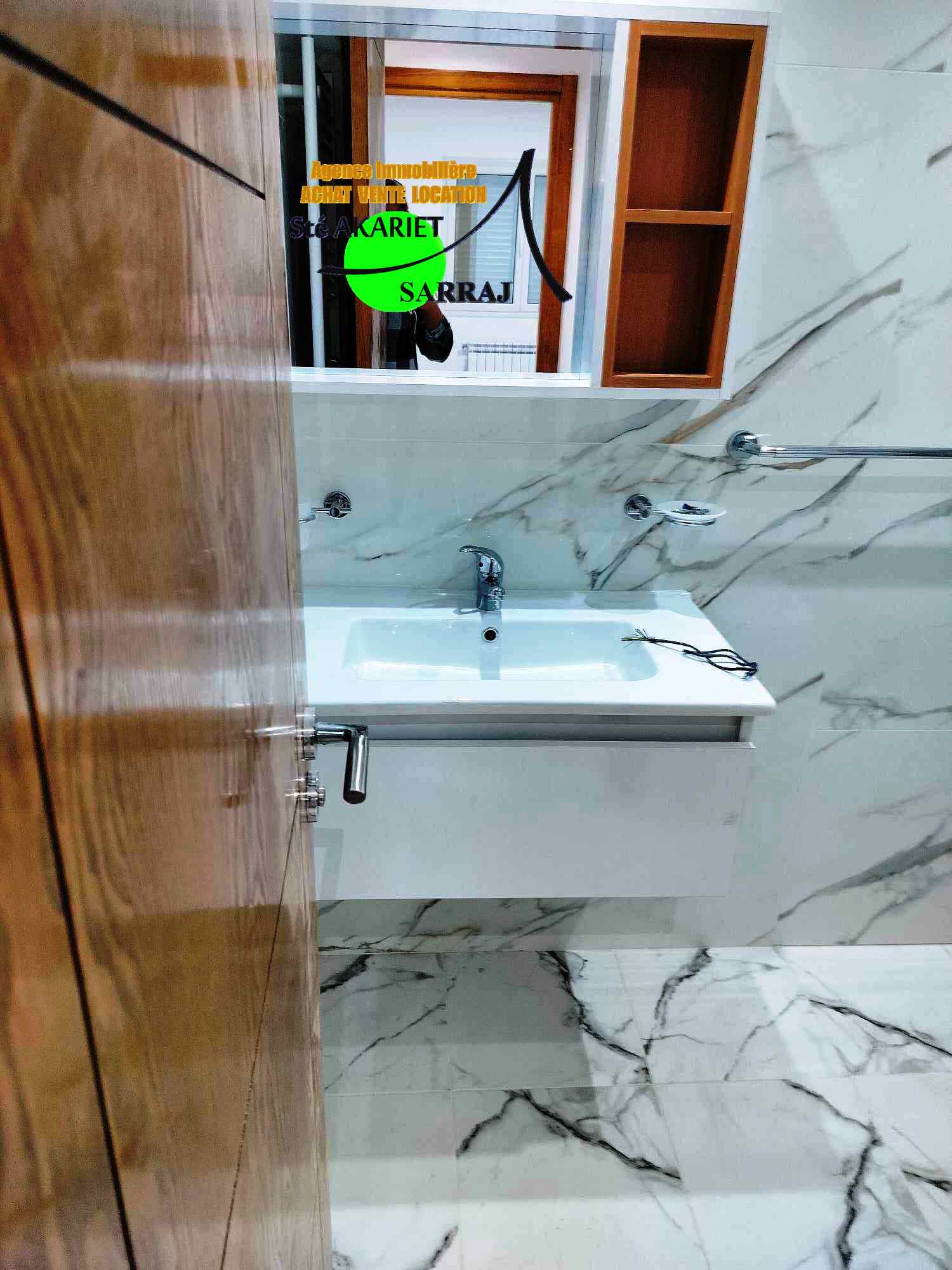 Akouda Chatt Meriem Vente Appart. 3 pices Appartements s2  70mtre de la plage chatt mariem