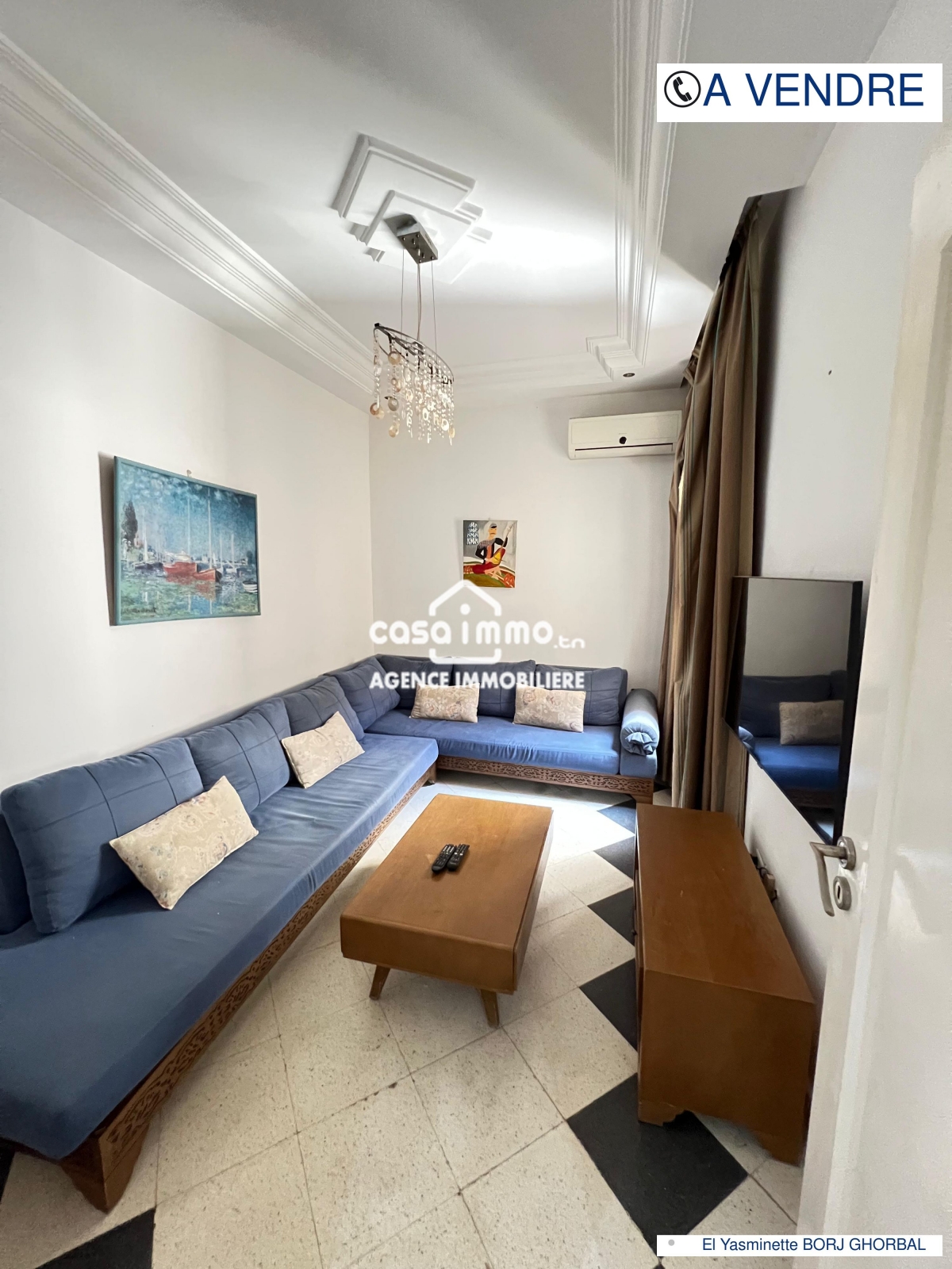 Nouvelle Medina El Yasminette Vente Appart. 3 pices Etage de villa s3 1er etage