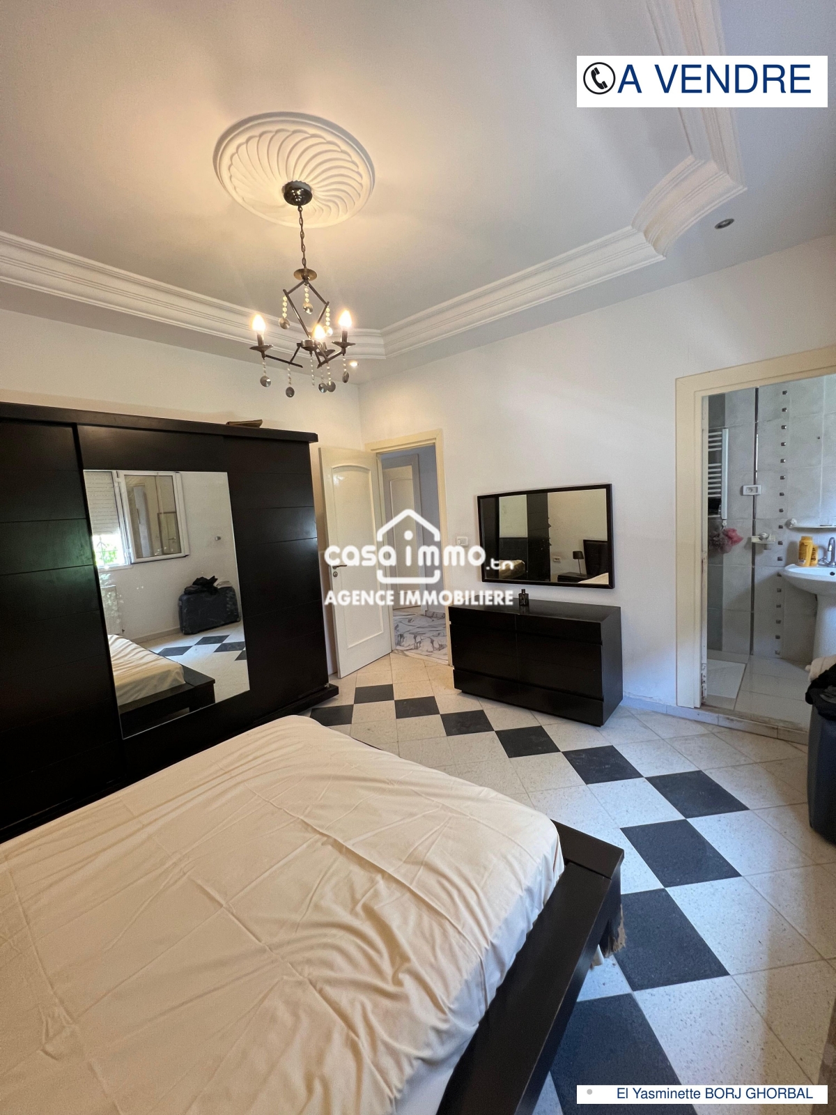 Nouvelle Medina El Yasminette Vente Appart. 3 pices Etage de villa s3 1er etage
