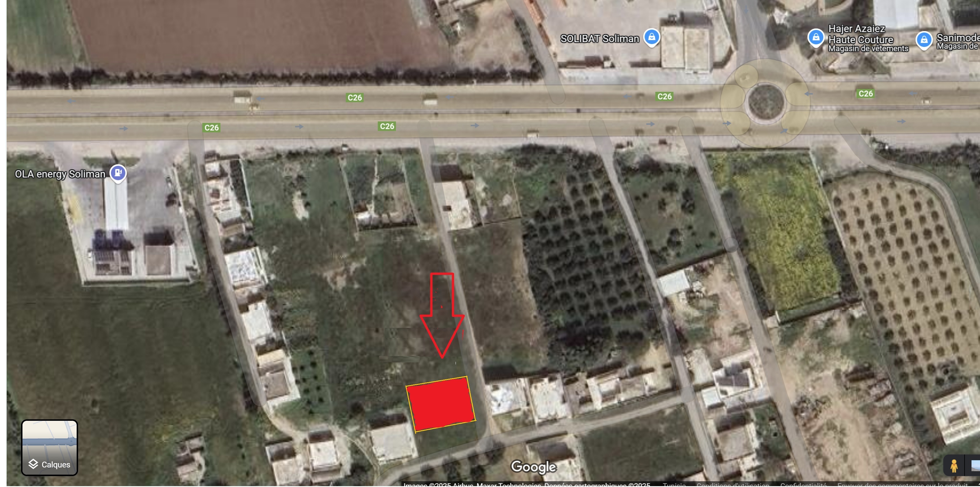 Vente Surfaces - Tunisie