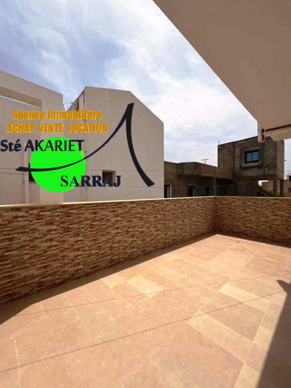 Akouda Chatt Meriem Vente Maisons 1r tage de villa s4  chatt mariem tantana