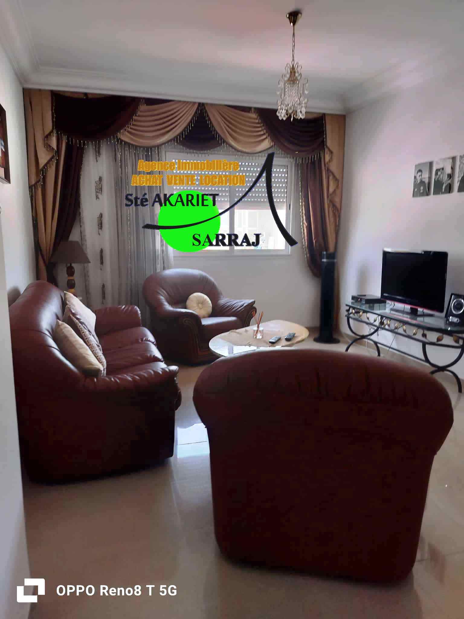 Akouda&nbsp;Chatt Meriem&nbsp;Vente&nbsp;Appart. 3 pi�ces&nbsp;Appartement s2 proche de la plage � tantana