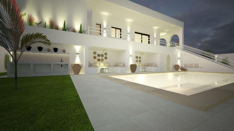Hammamet&nbsp;Hammamet&nbsp;Vente&nbsp;Maisons&nbsp;V545 villa paradise paradise villa