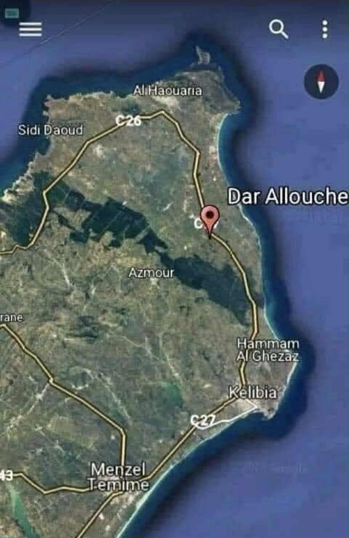 Kelibia Dar Allouche Vente Appart. 3 pices Maison en cour de construction a dar allouch