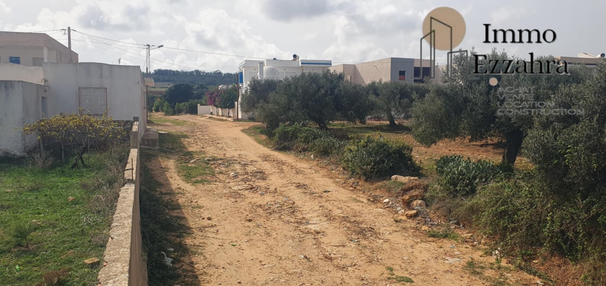 Hammam El Ghezaz&nbsp;Ezzahra&nbsp;Vente&nbsp;Surfaces&nbsp;Terrain  700m de la plage ezzahra k�libia