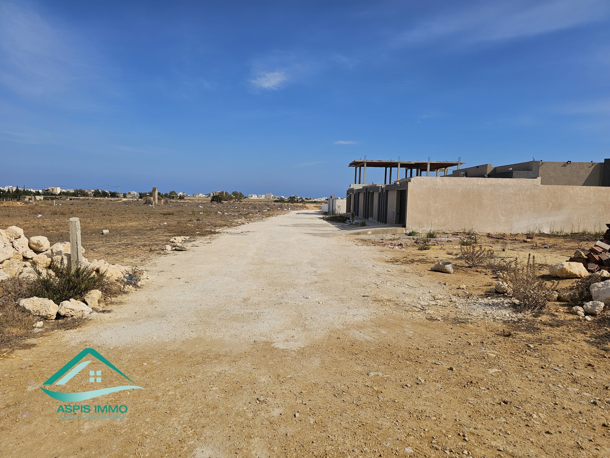 Kelibia&nbsp;Kelibia&nbsp;Vente&nbsp;Surfaces&nbsp;Vt708 terrain 269 m2 sur la route � kelibia