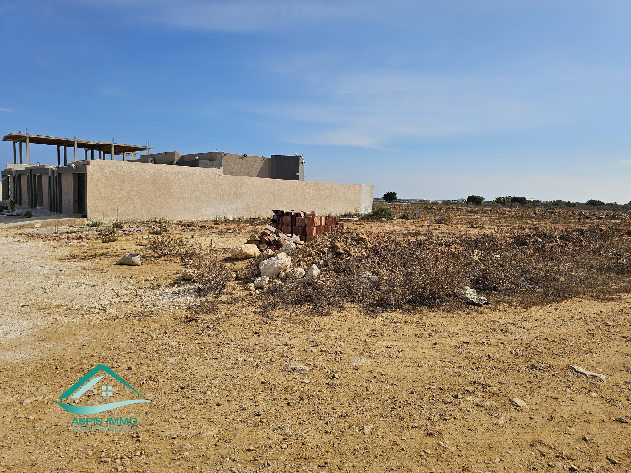 Kelibia&nbsp;Kelibia&nbsp;Vente&nbsp;Surfaces&nbsp;Vt708 terrain 269 m2 sur la route � kelibia