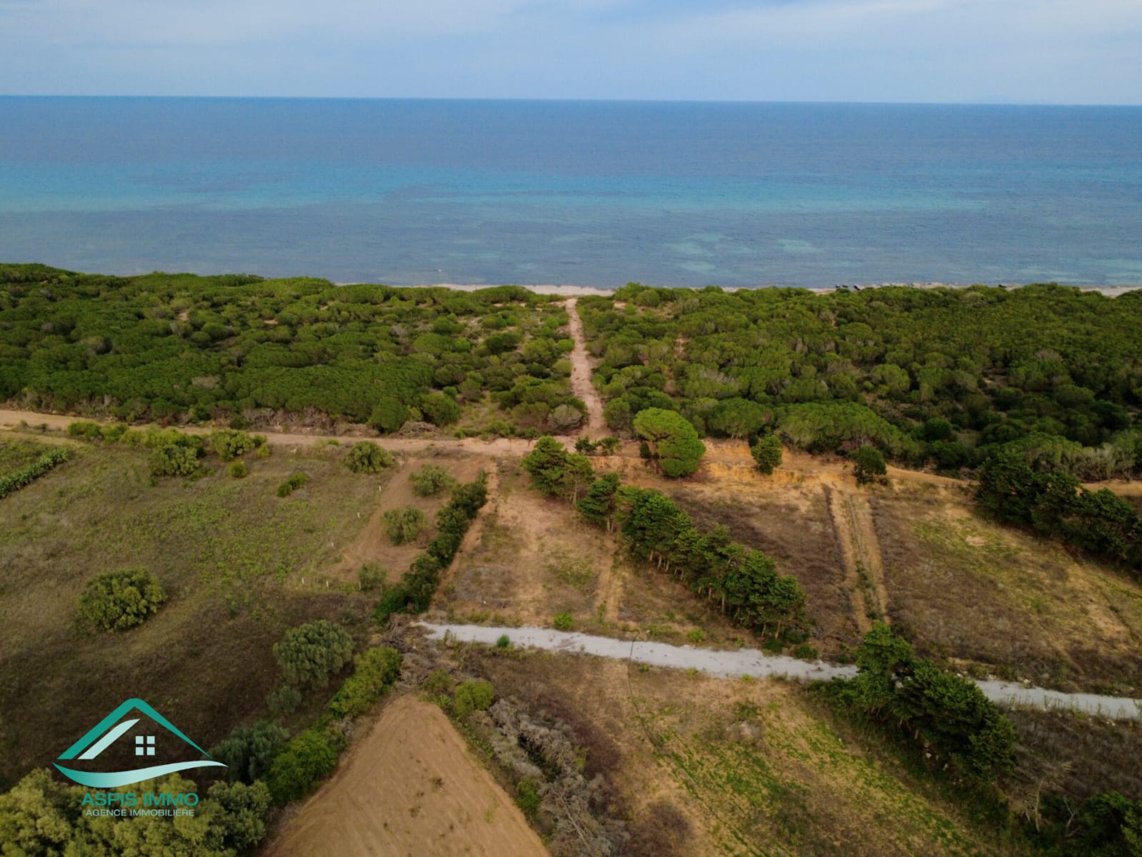 Kelibia Kerkouane Vente Surfaces Vt825 terrain 1149 m2  kerkouene