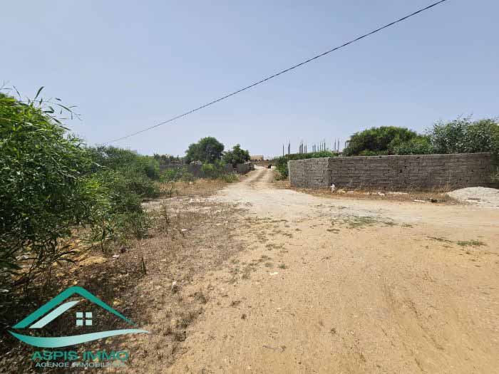 Kelibia Kerkouane Vente Surfaces Vt826 terrain 476 m2  plage kerkouene