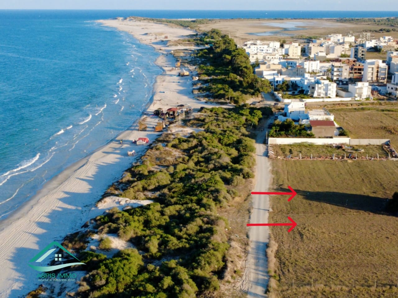 Hammam El Ghezaz Hammam El Ghezaz Vente Surfaces Vt911 terrains  plage hammam ghzeez