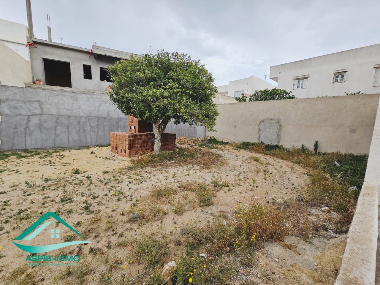 Kelibia&nbsp;Kelibia&nbsp;Vente&nbsp;Surfaces&nbsp;Vt921 terrain 260 m2 � cit� merdes kelibia