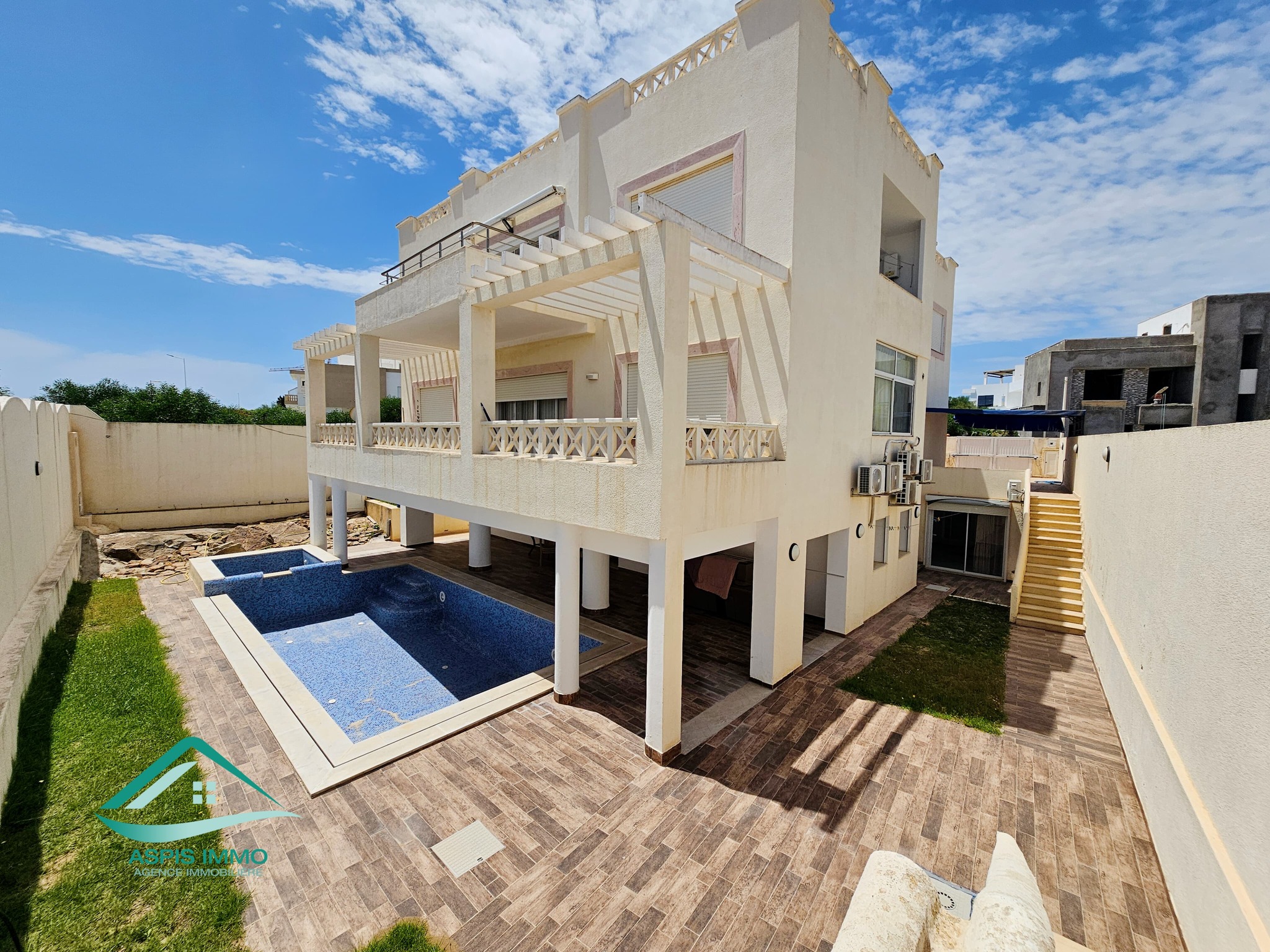 Kelibia&nbsp;Kelibia&nbsp;Vente&nbsp;Maisons&nbsp;Vt988 villa avec piscine � kelibia la blanche