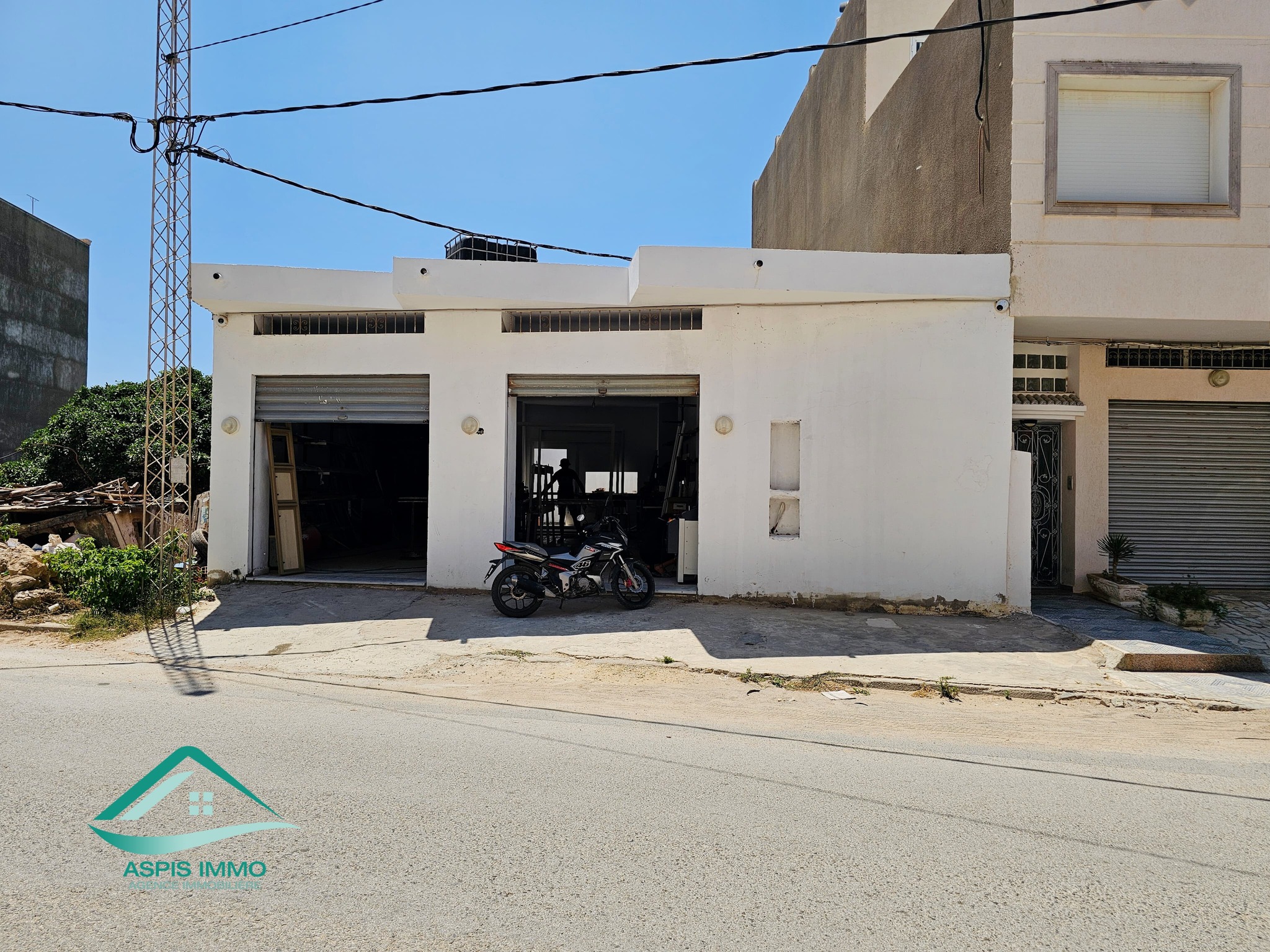 Kelibia&nbsp;Kelibia&nbsp;Vente&nbsp;Autre&nbsp;Vt997 garage 200 m2 � kelibia