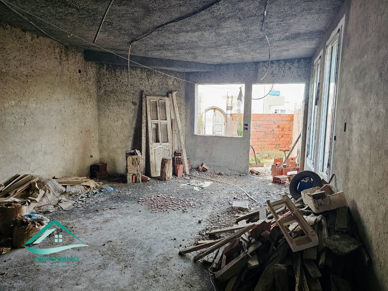 Kelibia&nbsp;Kelibia&nbsp;Vente&nbsp;Maisons&nbsp;Vt1007 duplex inachev�e � cit� riadh kelibia