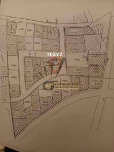 Raoued&nbsp;Raoued&nbsp;Vente&nbsp;Surfaces&nbsp;   terrain 200 m  raoued ref318a
