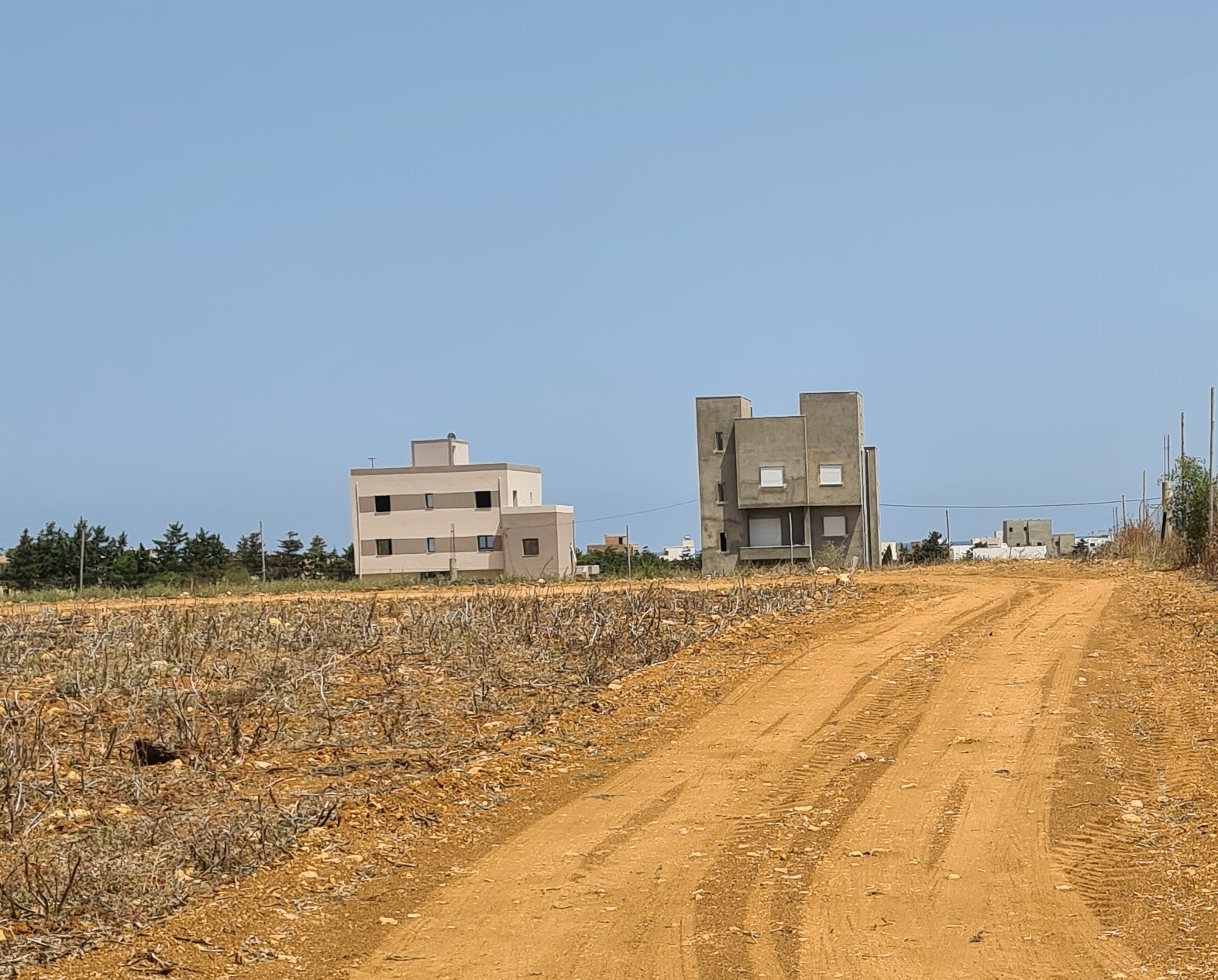 Kelibia Dar Allouche Vente Surfaces Terrain de avec vue panoramique mer et montagne