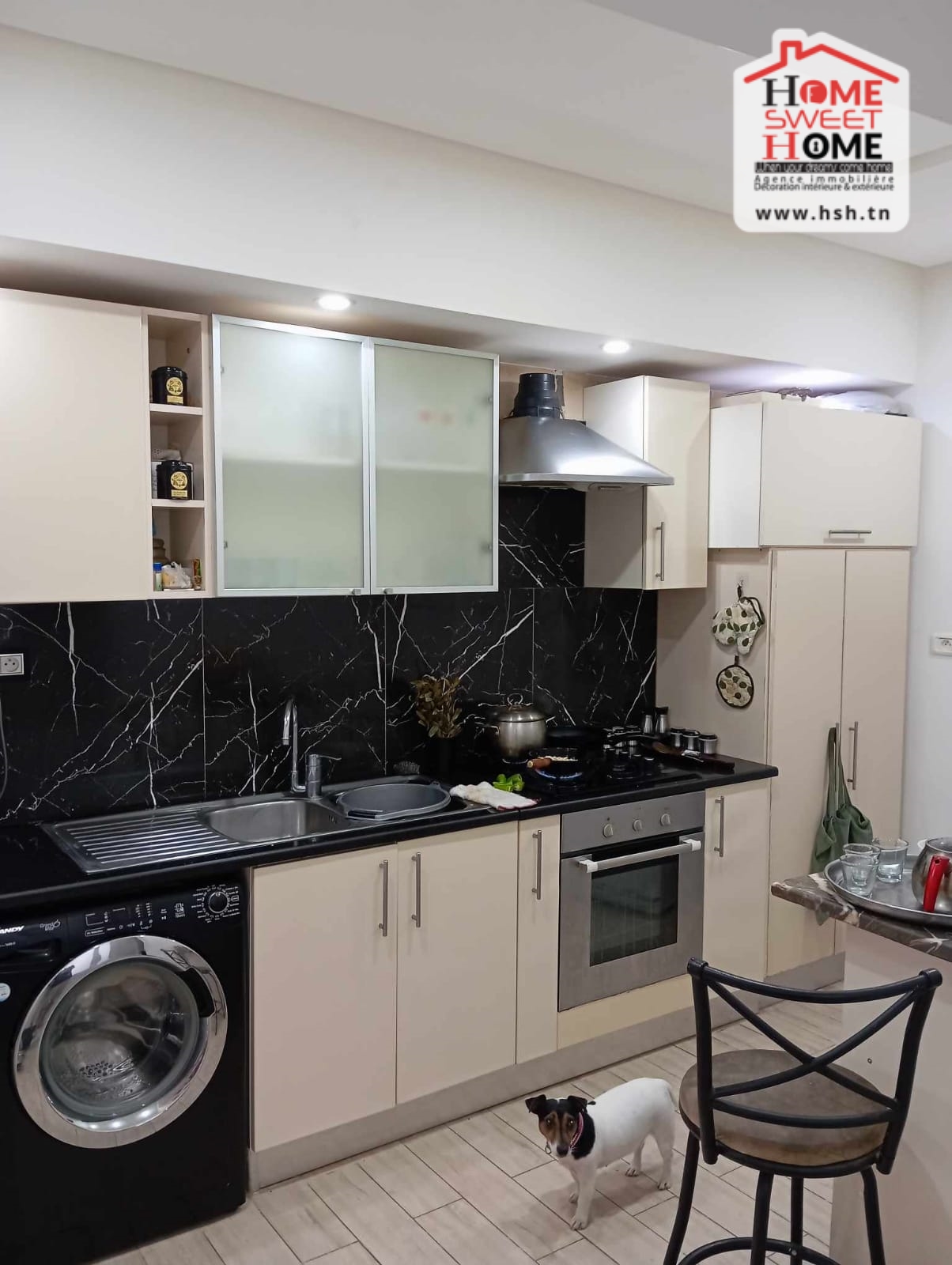 La Marsa&nbsp;Marsa Erriadh&nbsp;Vente&nbsp;Appart. 3 pi�ces&nbsp;Rdc de villa marseille � cit� rabie la marsa