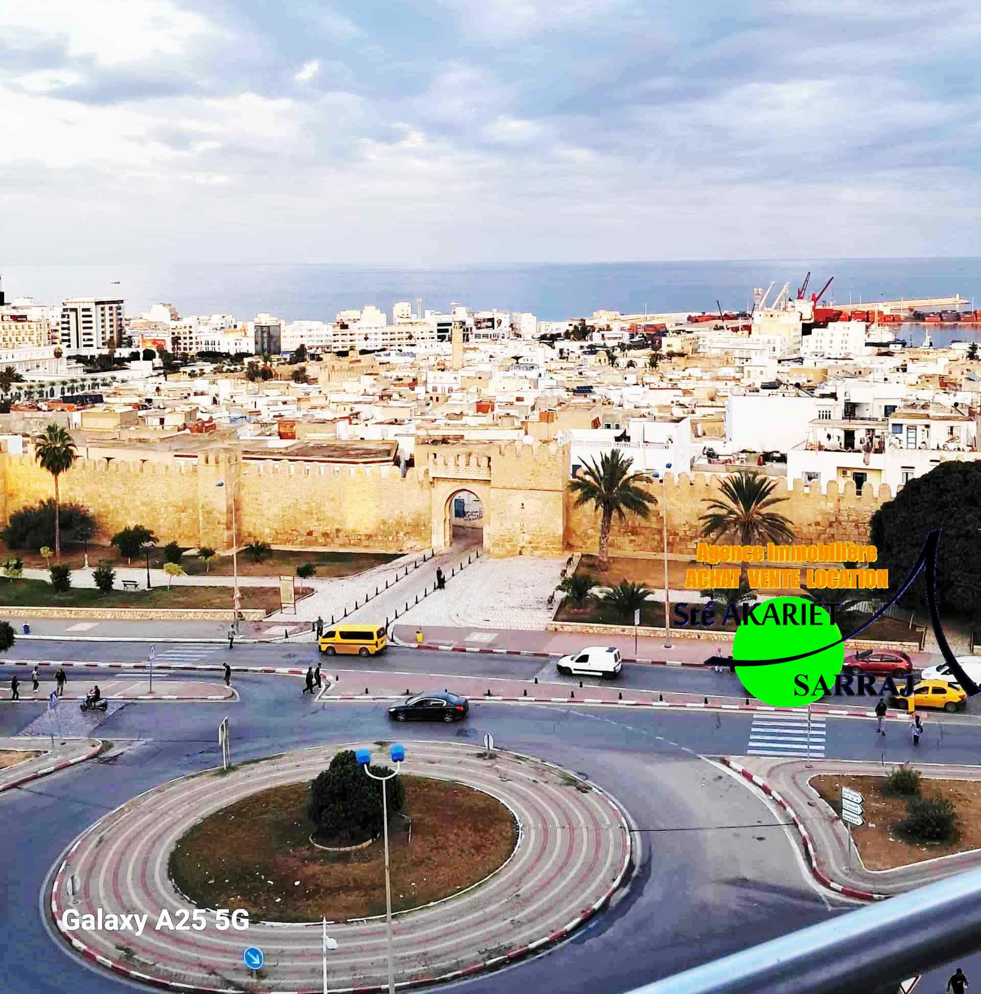 Sousse Ville&nbsp;Sousse&nbsp;Vente&nbsp;Appart. 4 pi�ces&nbsp;Appartement s3 vue de mer centre ville sousse