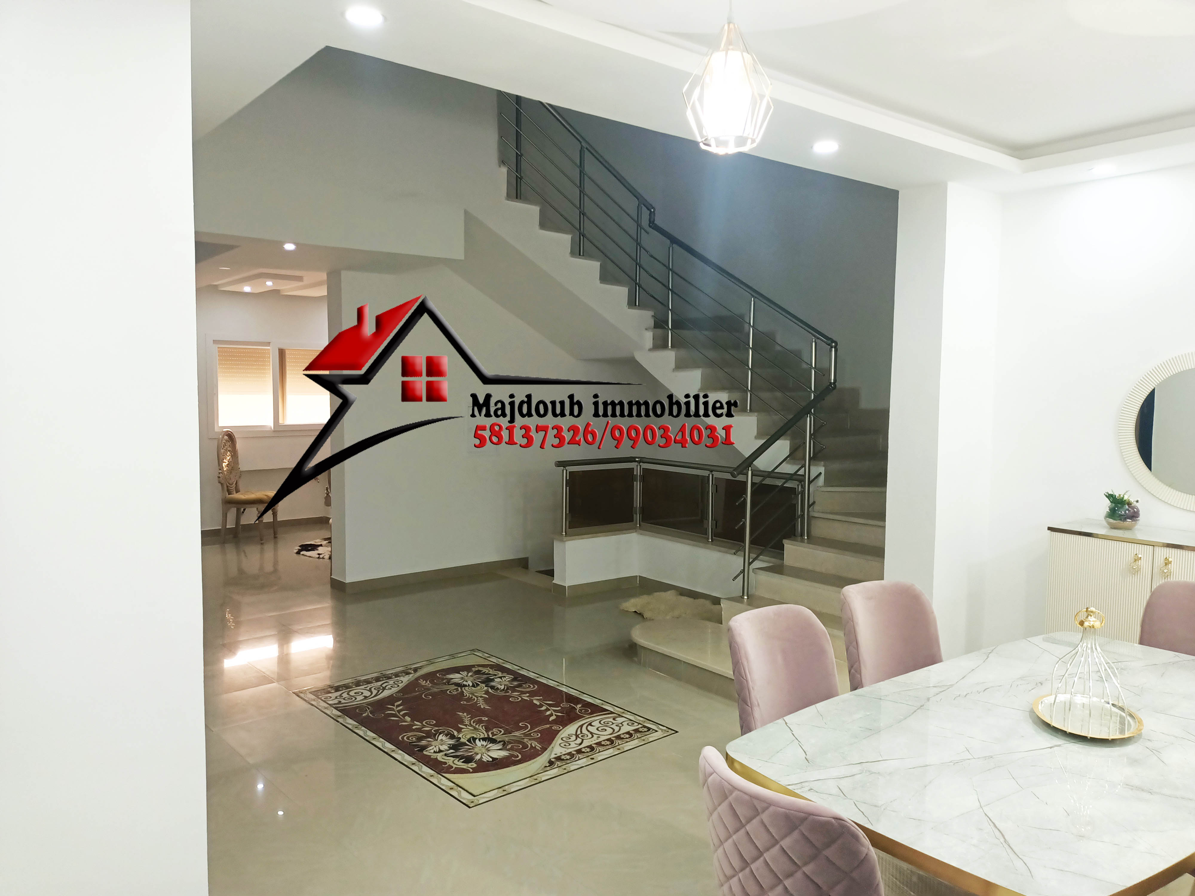 Sousse Riadh Zaouiet Sousse Vente Duplex Villa style americain