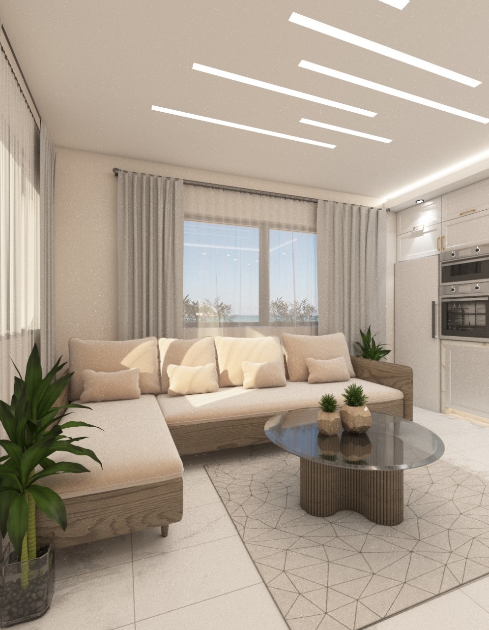 Kelibia Kerkouane Vente Appart. 1 pice Rsidence pieds dans l'eau  kerkouane klibia