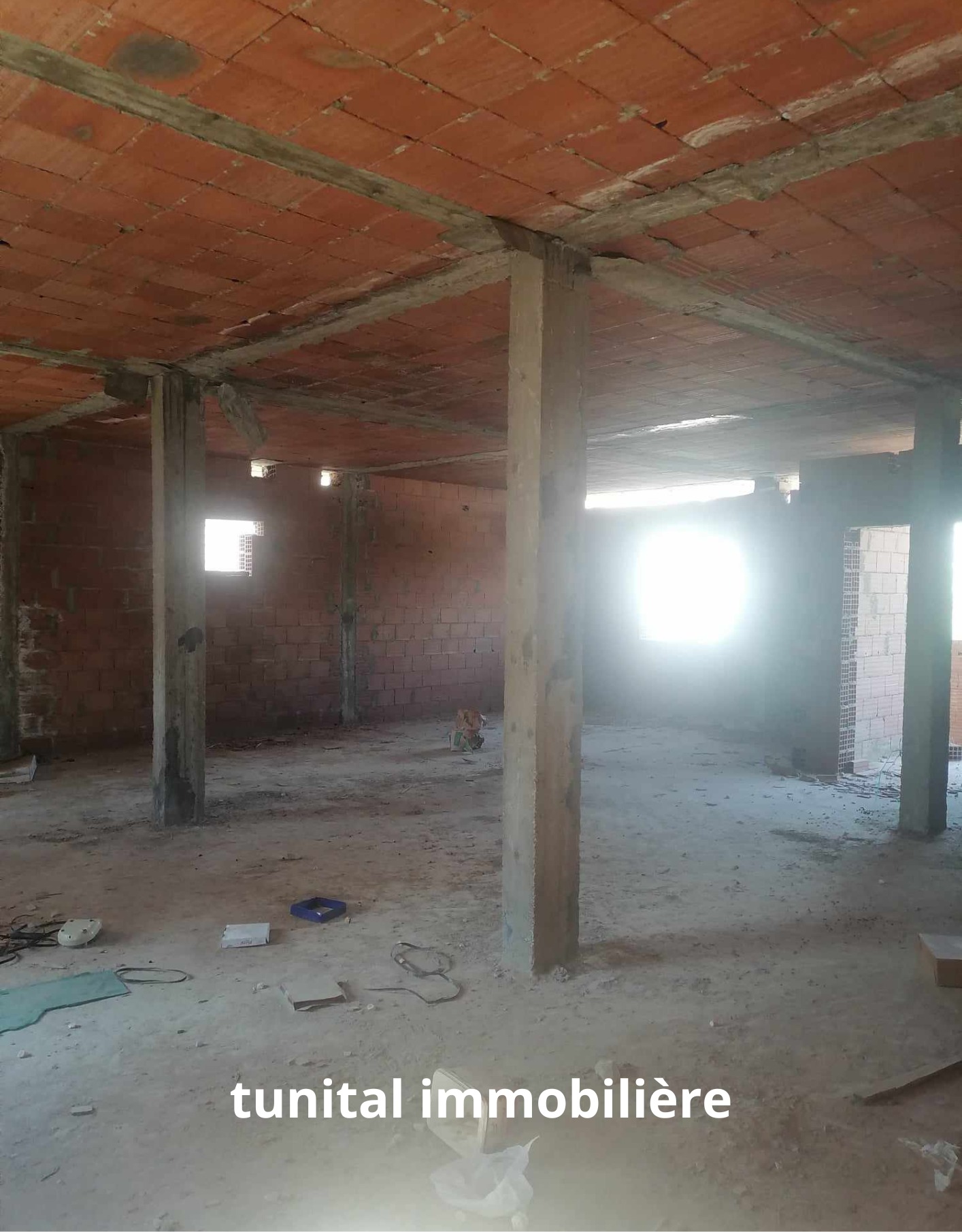 Raoued Raoued Vente Maisons Villa un seul niveau inachev