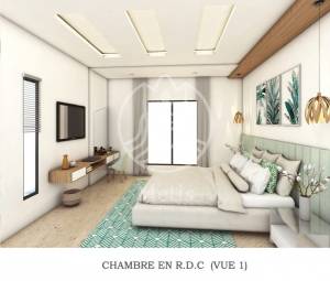 Hammamet&nbsp;Cite El Kharroub&nbsp;Vente&nbsp;Maisons&nbsp;Villa en duplex avec piscine   ref730a