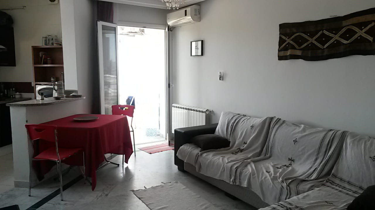 La Marsa&nbsp;Cite Des Juges 2&nbsp;Location&nbsp;Appart. 1 pi�ce&nbsp;Un appart meubl� tr�s bien agenc�