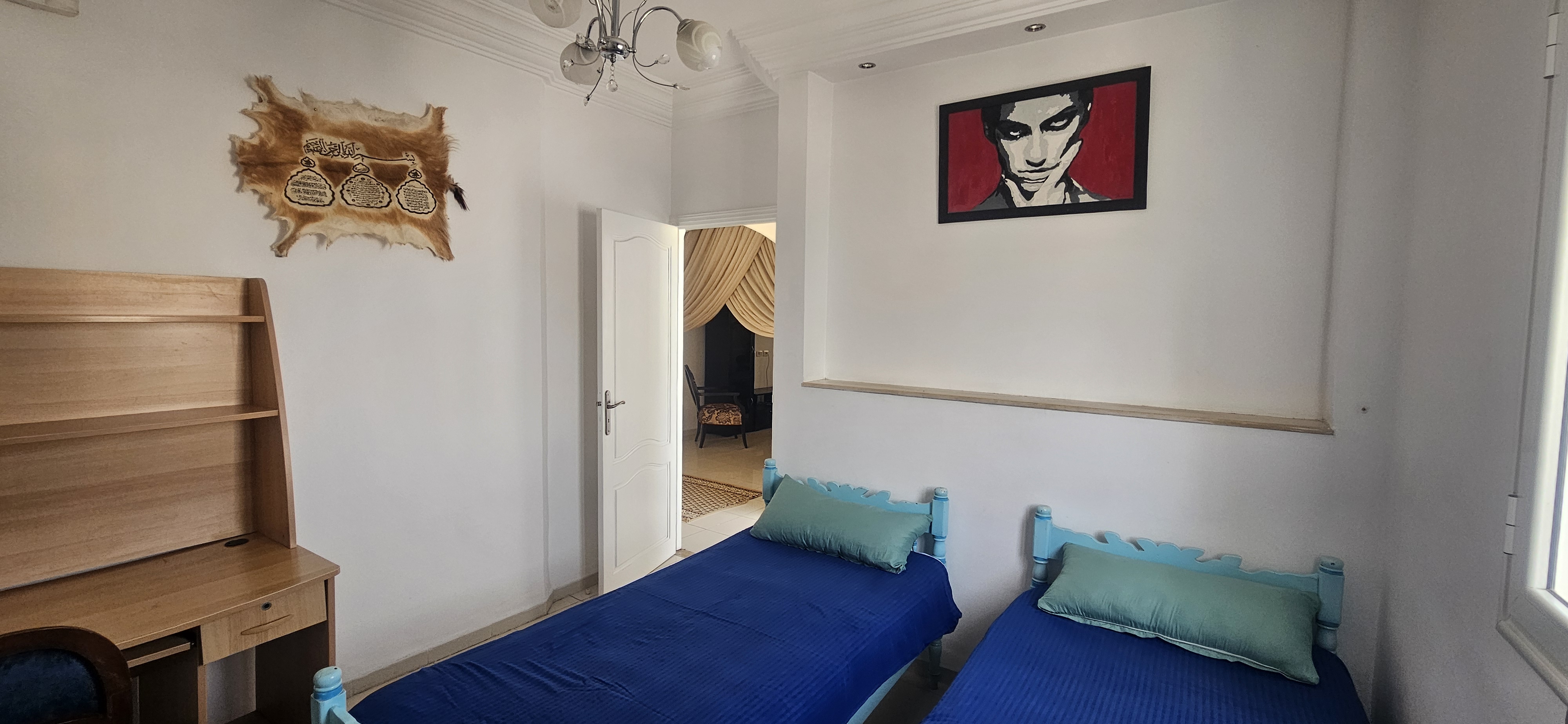 La Marsa&nbsp;El Aouina&nbsp;Location&nbsp;Appart. 4 pi�ces&nbsp;L'aouina al s4 �tage de villa meubl� longue dur�e