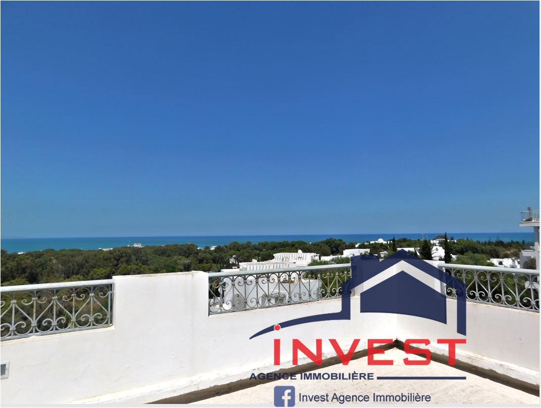 La Marsa&nbsp;Gammart&nbsp;Vente&nbsp;Duplex&nbsp;Duplex s2 vue mer au golden tulip gammarth