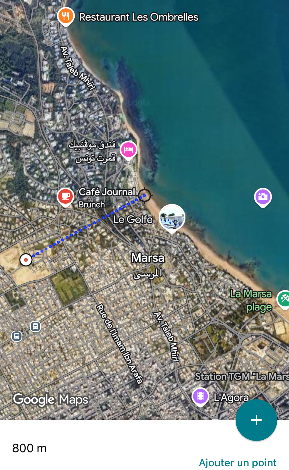 La Marsa&nbsp;Marsa Erriadh&nbsp;Vente&nbsp;Surfaces&nbsp;Terrain � construire � la marsa proche gammart sup