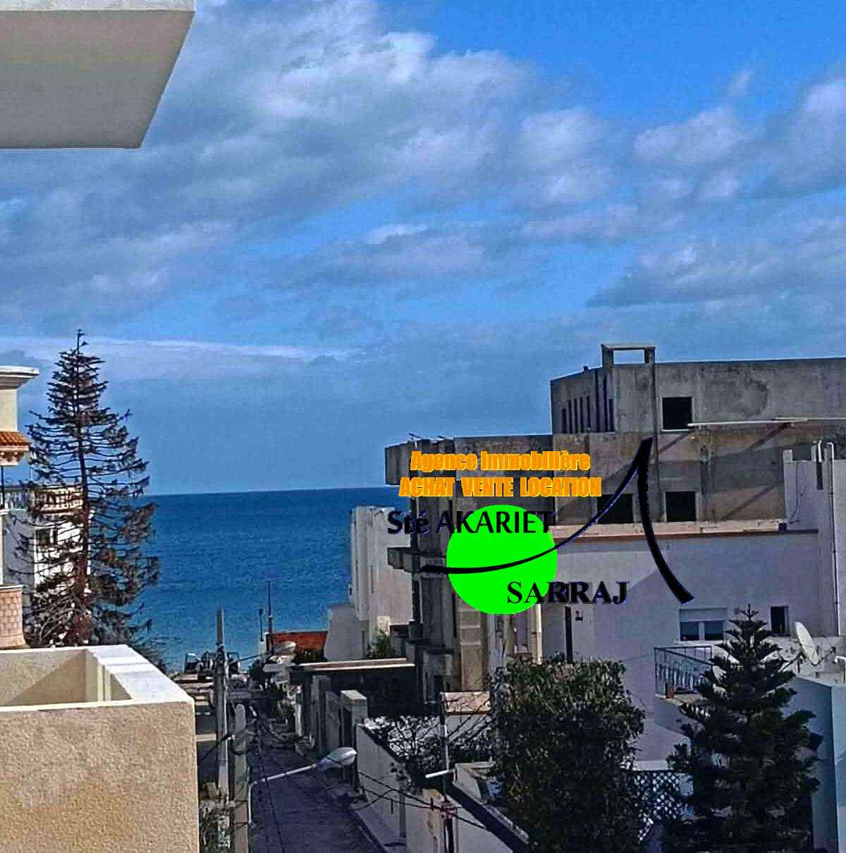 Akouda&nbsp;Chatt Meriem&nbsp;Vente&nbsp;Appart. 3 pi�ces&nbsp;Des appartements s2 � 100 de la plage chatt mariem