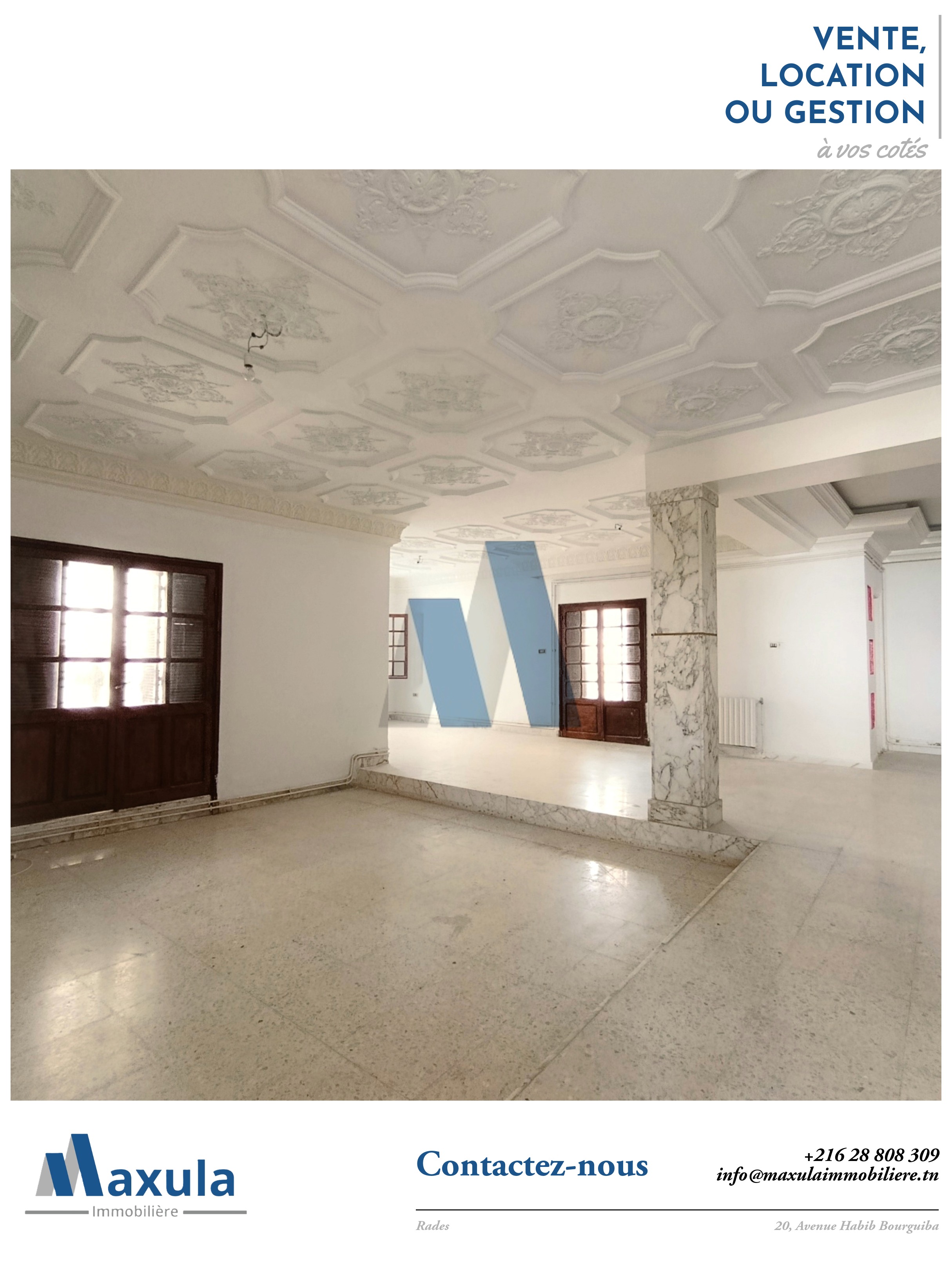 Rades&nbsp;Rades Meliane&nbsp;Vente&nbsp;Maisons&nbsp;Spacieuse villa en r2 a rades meliane 1