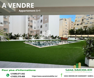 Hammamet&nbsp;Cite Afh&nbsp;Vente&nbsp;Appart. 1 pi�ce&nbsp;A  appartement s1 ref441a