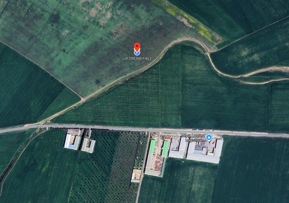 Mohamadia&nbsp;Mohamadia&nbsp;Terrain&nbsp;Terrain nu&nbsp;Lot de terrain � mhamdia sidi frej el hnaya