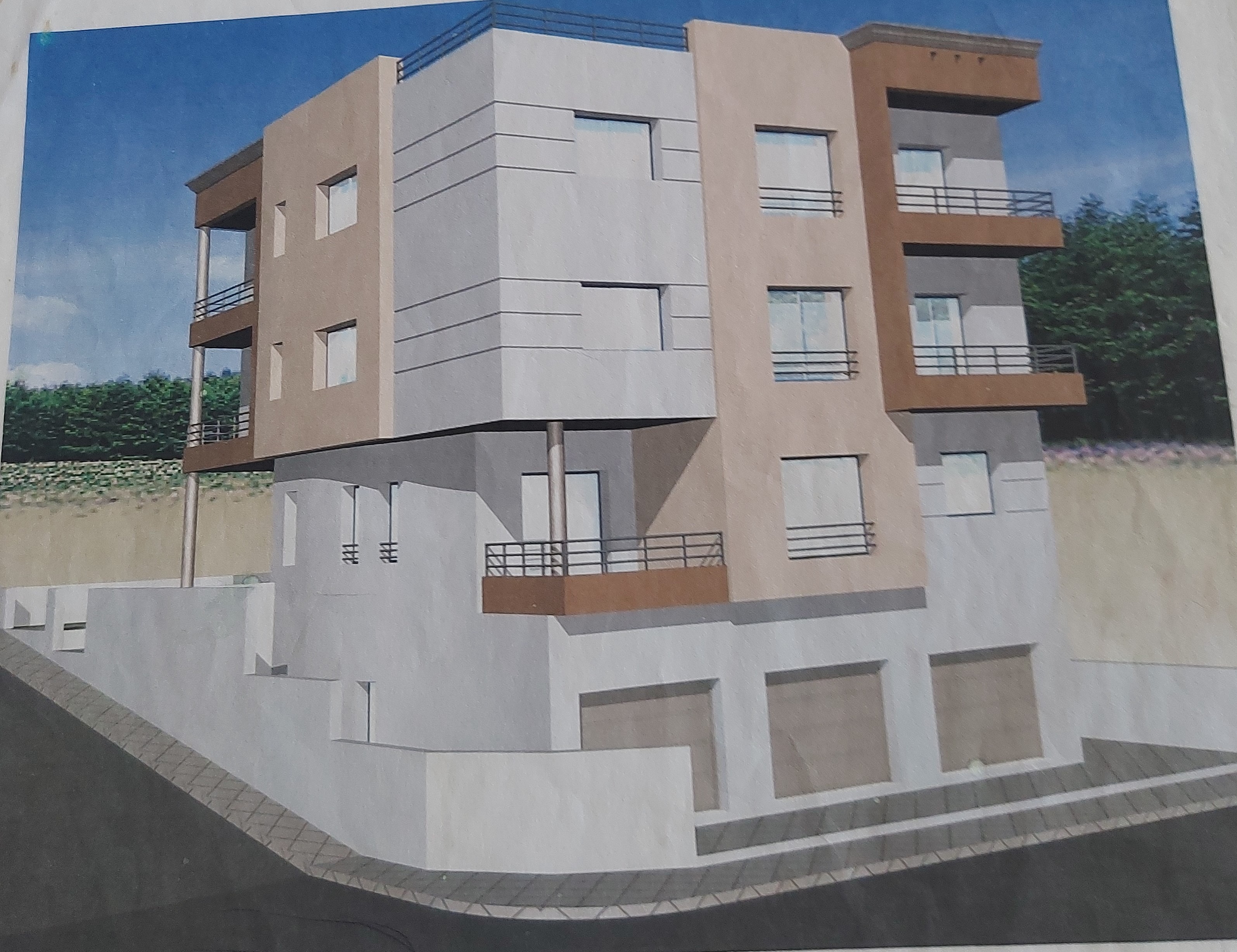 Mnihla&nbsp;Jardins d'el Menzah&nbsp;Location&nbsp;Appart. 3 pi�ces&nbsp;App  jardien menzah2