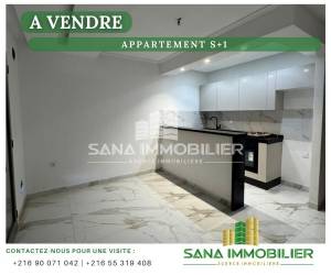 Hammamet&nbsp;Cite Afh&nbsp;Vente&nbsp;Appart. 1 pi�ce&nbsp;A appartement s1 ref477a