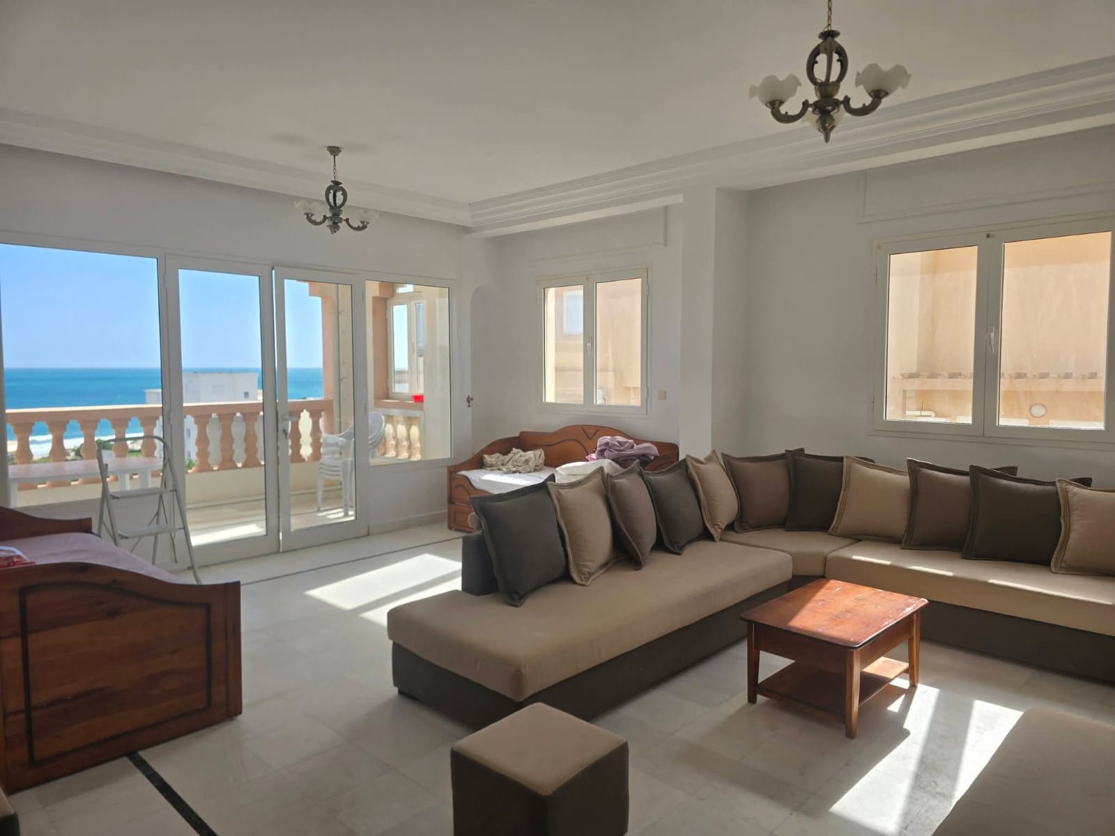 Akouda&nbsp;Chatt Meriem&nbsp;Vente&nbsp;Appart. 2 pi�ces&nbsp;Vue mer s3 a chatt mariem