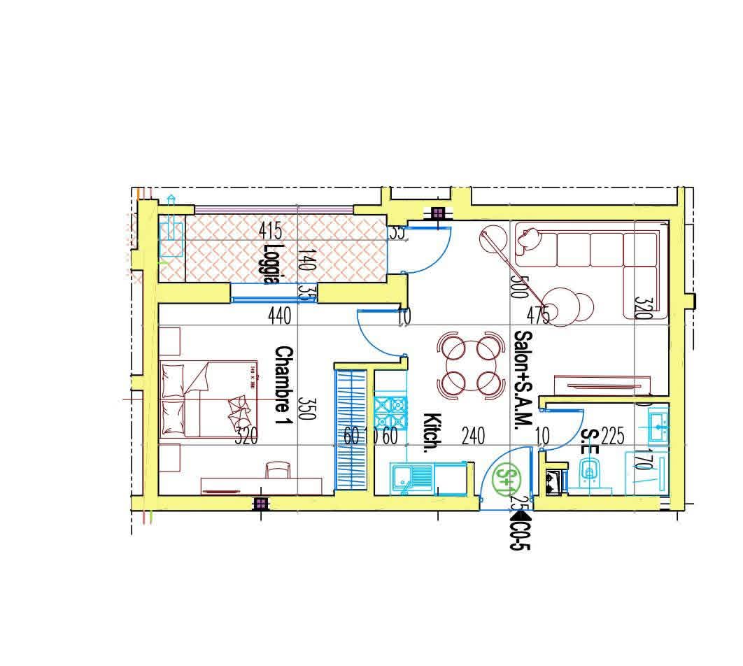 Vente&nbsp;Appart. 2 pi�ces - Tunisie