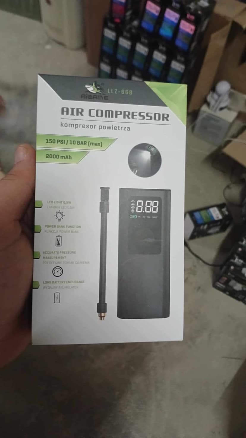 Ben Arous&nbsp;Ben Arous&nbsp;Accessoires et Entretien&nbsp;Convertisseurs, Compresseurs&nbsp;Compresseur d'air portable sans fil