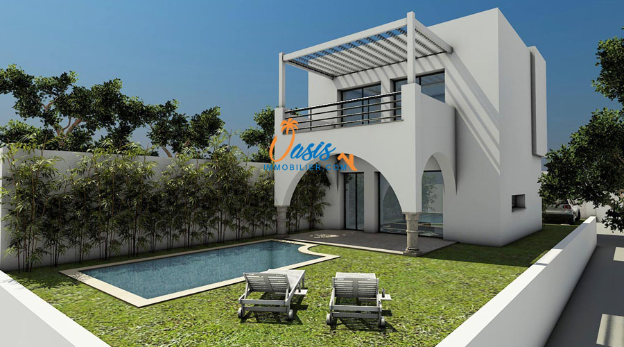 Hammamet&nbsp;Hammamet&nbsp;Vente&nbsp;Appart. 4 pi�ces&nbsp;Villa neuve s3 avec piscine � hammamet