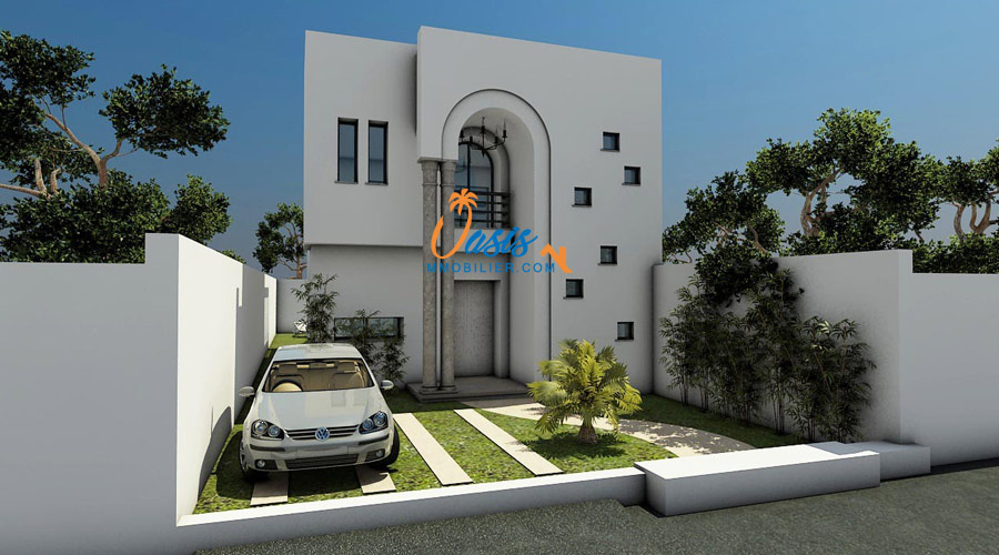 Hammamet&nbsp;Hammamet&nbsp;Vente&nbsp;Appart. 4 pi�ces&nbsp;Villa neuve s3 avec piscine � hammamet