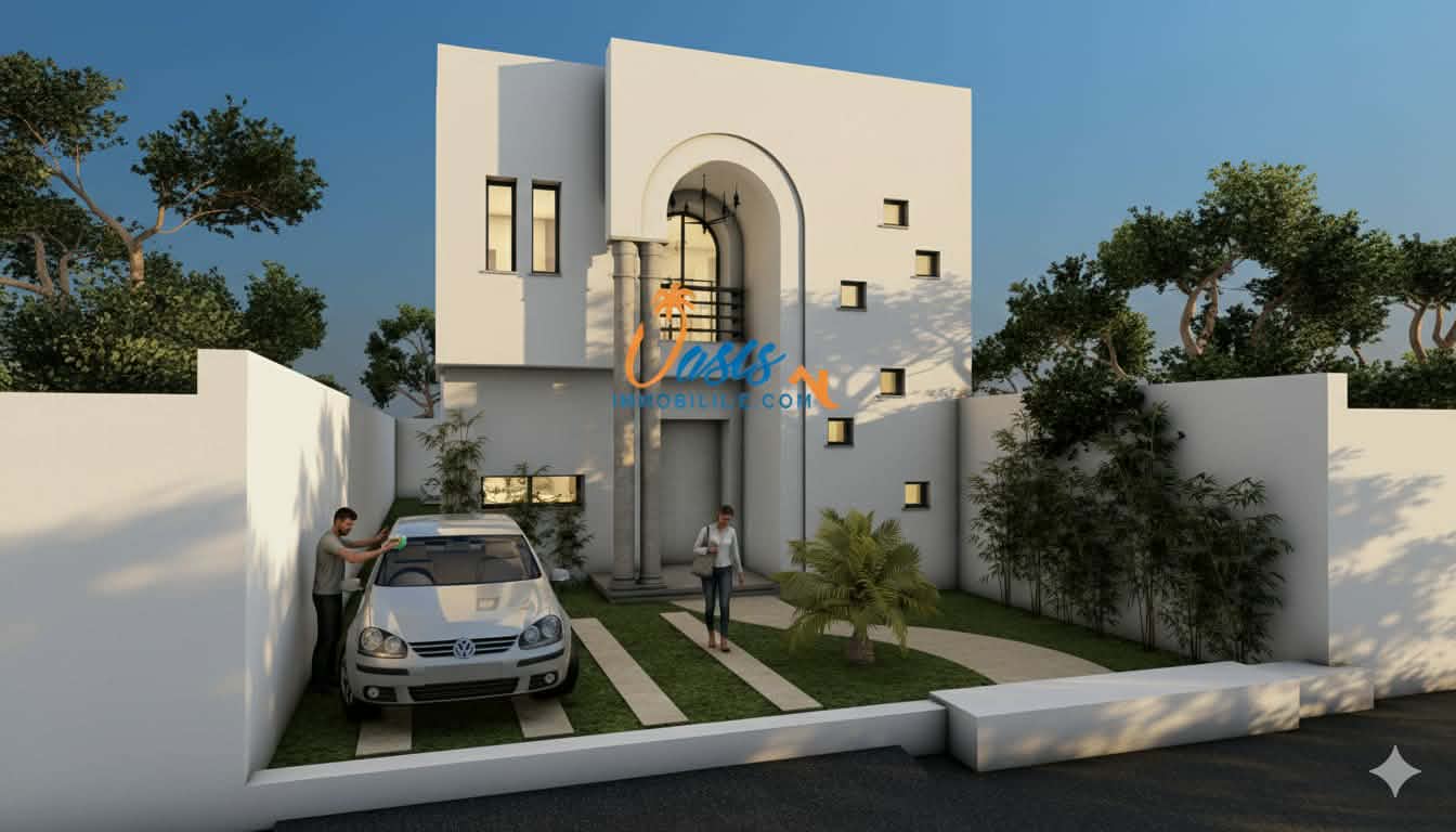 Hammamet&nbsp;Hammamet&nbsp;Vente&nbsp;Appart. 4 pi�ces&nbsp;Villa neuve s3 avec piscine � hammamet