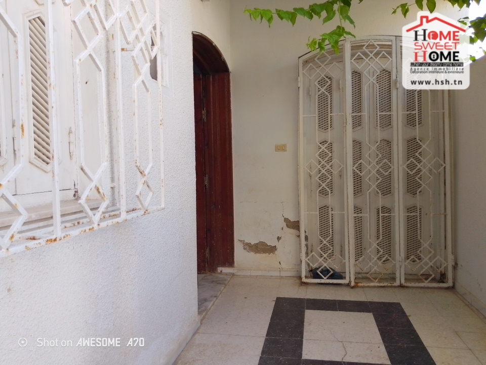 La Marsa&nbsp;Marsa Ennassim&nbsp;Vente&nbsp;Appart. 3 pi�ces&nbsp;Rdc de villa sol�ne la marsa