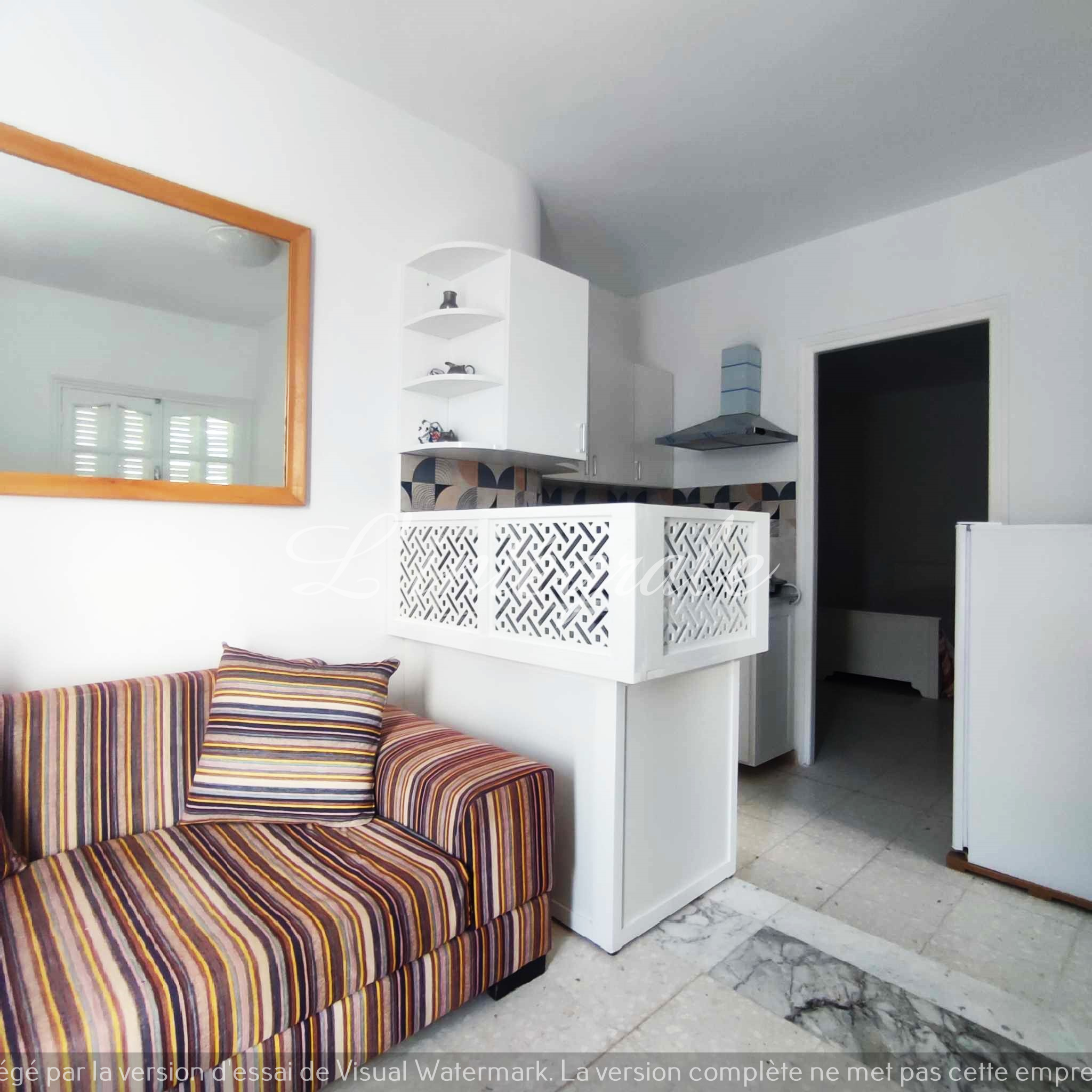 Ariana Ville&nbsp;El Menzah 6&nbsp;Location&nbsp;Appart. 2 pi�ces&nbsp;S1 retap� � neuf meubl�