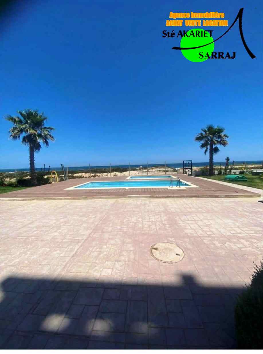 Akouda&nbsp;Chatt Meriem&nbsp;Vente&nbsp;Appart. 3 pi�ces&nbsp;Appartement s2 pieds dans l'eau � chatt mariem