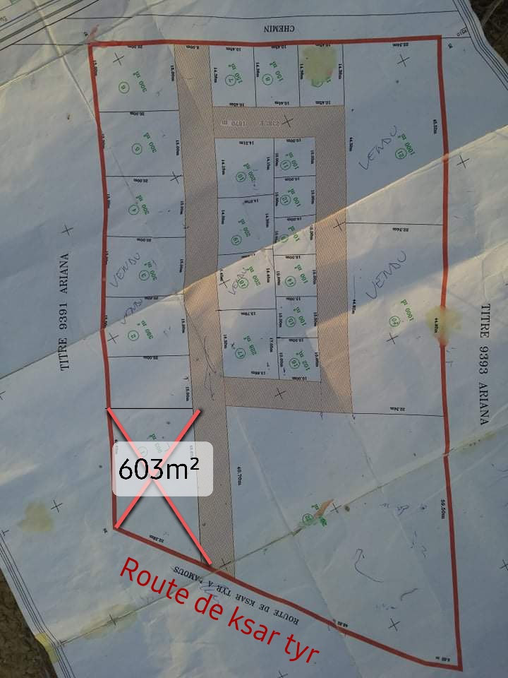 Sidi Hassine&nbsp;Borj Chakir&nbsp;Terrain&nbsp;Terrain nu&nbsp;Terrain sur axe autoroutier a3