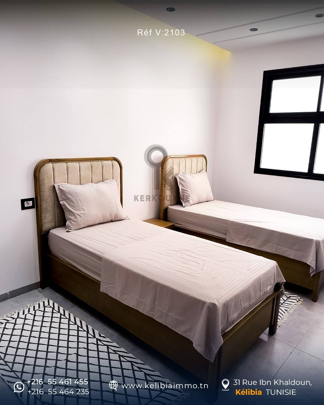 Vente&nbsp;Appart. 3 pi�ces - Tunisie